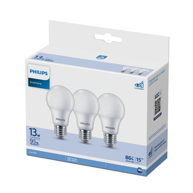 PACK X3 FOCO LED ECOHOME 13W LF