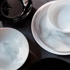 LUMINARC - Set 6 Platos Bajos Diwali Marbre 25cm