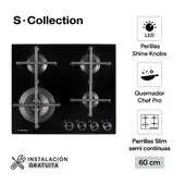 S-Collection 4 Hornillas Gas