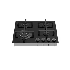 SCOLLECTION - Cocina a Gas 4 Platos Negro SOLCO077
