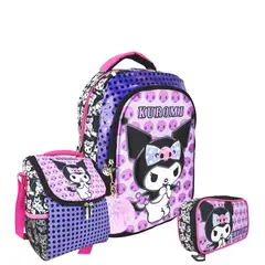 SCOOL - Set Mochila Kuromi Morado