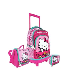 SCOOL - Set Mochila con Ruedas Plus Hello Kitty