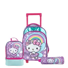 SCOOL - Set Mochila con Ruedas Kids Hello Kitty