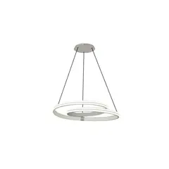 I LUMEN - Lámpara Colgante Miranda 104W Gris Luz Tricolor