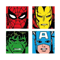 DISNEY - Set 4 Posavasos Superhéroe