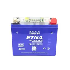 ETNA - Batería para Moto MTL 12N7BL-BS 75 Amperios