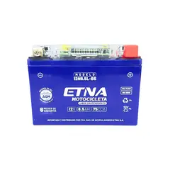ETNA - Batería para Moto MTL 12N6.5L-BS 75 Amperios