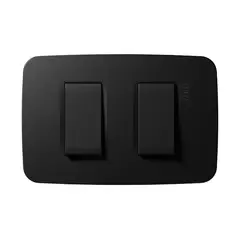 ABB - Interruptor Doble Negro Origen