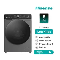 HISENSE - Lavaseca 12/8kg Carga Frontal WD3S1243BT