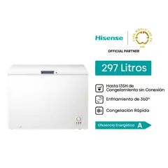 HISENSE - Congeladora Horizontal Blanco 297L