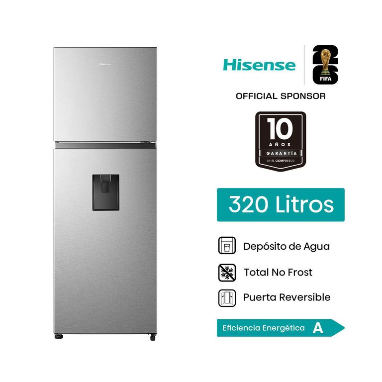 Refrigeradora Top Freezer No Frost 324 Litros INOX RT3N320NMC