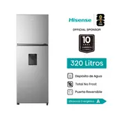 Refrigeradora Hisense 324Lt Top Freezer No Frost RT3N320NMC