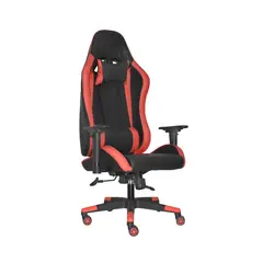 BONNO - Silla Gamer Leaf Negro/Rojo