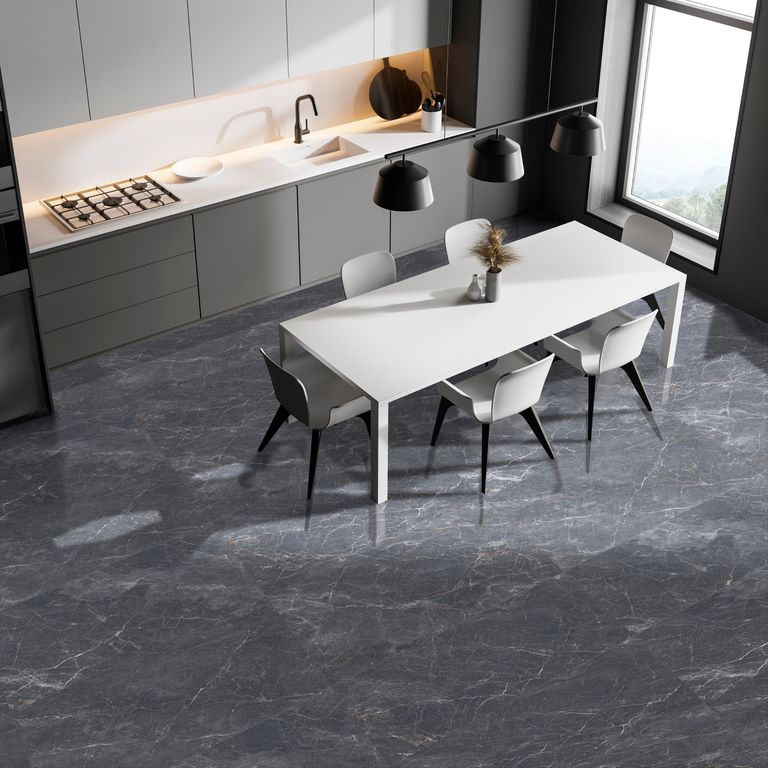 Porcelanato Marmolado Negro 2.16m2