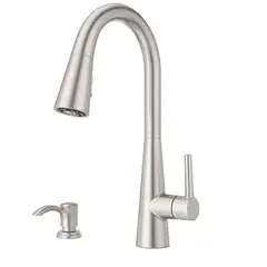 PFISTER - Mezcladora Monocomando Barulli Acero Inoxidable