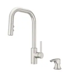 PFISTER - Mezcladora Monocomando Zanna Acero Inoxidable