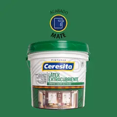 CERESITA - Pintura Látex Extracubriente Gris Claro 1 Galón