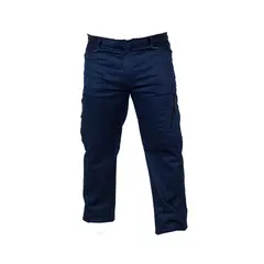 undefined - Pantalon Drill Elastico Azul Talla XL