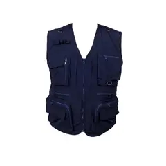 undefined - Chaleco Multibolsillos Azul Talla M
