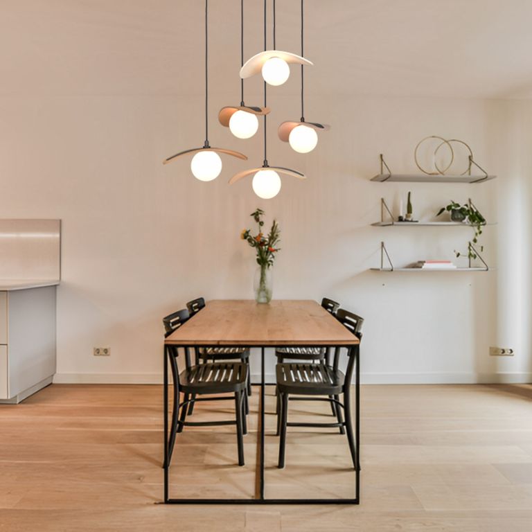 Lámpara Colgante Florencia 5 Luces G9 60W Multicolor