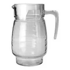 KIMGLASS - Jarra con Tapa 1.65 Litros Waves