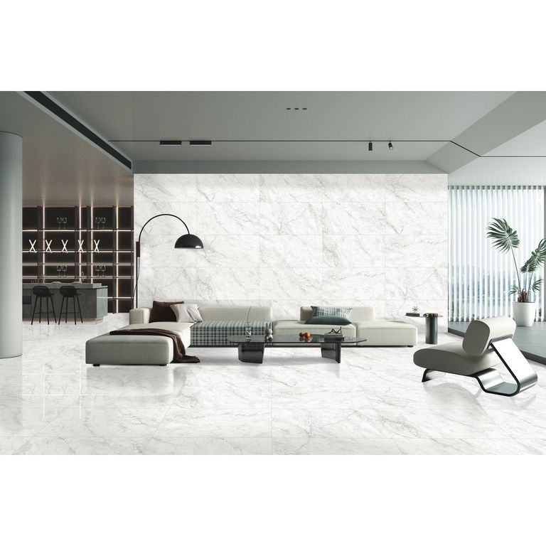 Porcelanato Marmolado Liguria Blanco 60x120cm 2.16m2