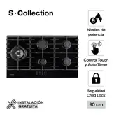 S-Collection 5 Hornillas Gas Encimera [3120Solco074]