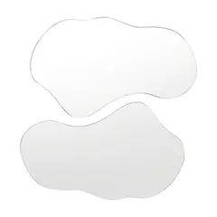 TUHOME - Espejos Decorativos Irregulares 2unds 60x35cm Nova