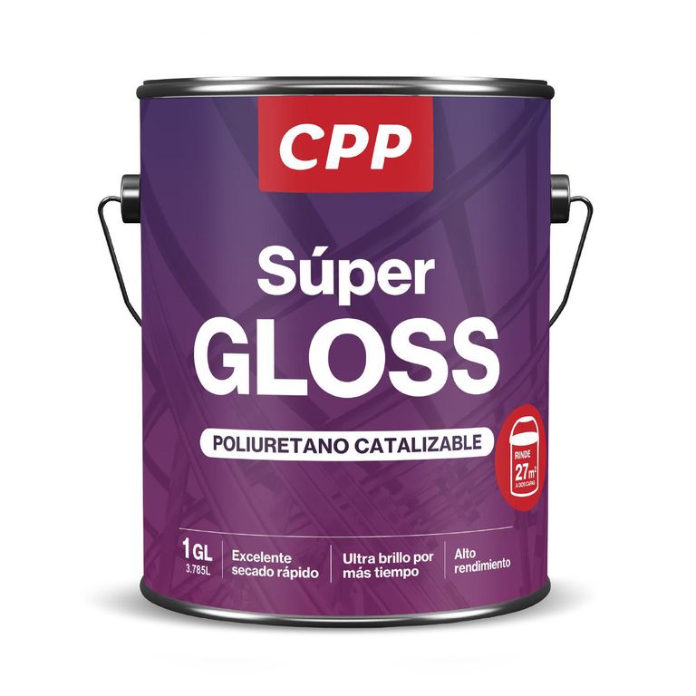 Esmalte Super Gloss Negro Mate 1 GL