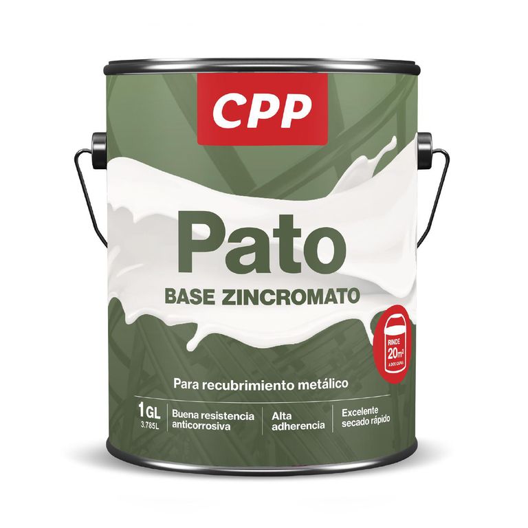 Esmalte CPP Pato Base Zincromato Verde 1 GL