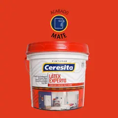 CERESITA - Latex Experto Blanco Humo Mate 1 GL