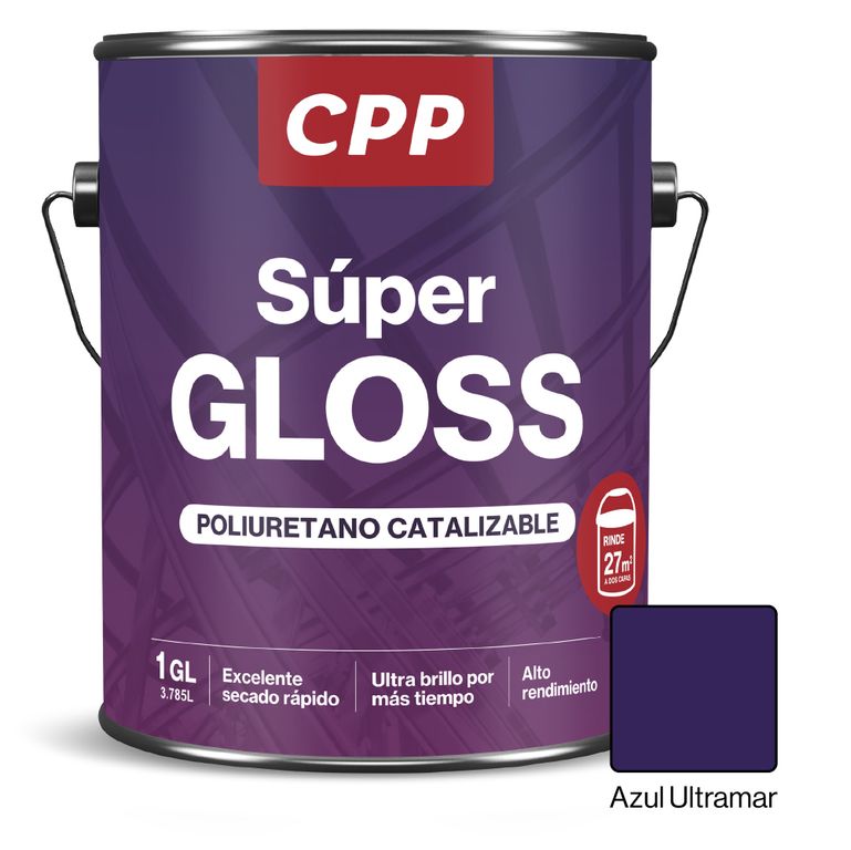 Esmalte Súper Gloss Azul Ultramar 1 GL