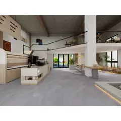 undefined - Cerámica Gres Gris Oscuro Mate 60x120 cm Cementicio/Rústico 2.16 m2