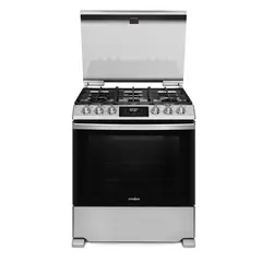 MABE - Cocina de Piso a Gas 6 Platos Inox EMH7614DATMSS0
