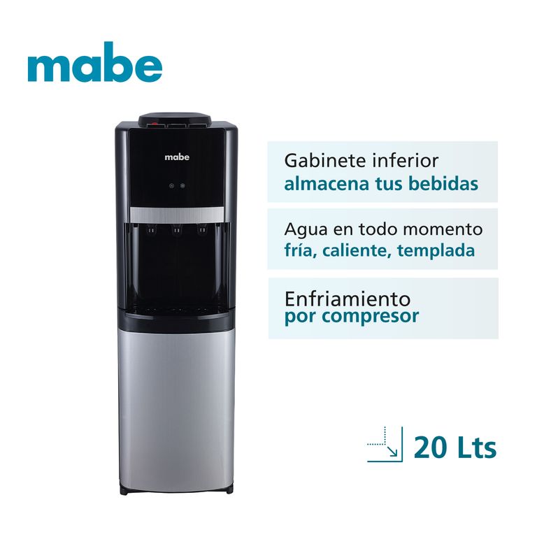 Dispensador De Agua Negro 20L