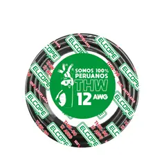 ELCOPE - Cable THW 12 AWG Negro R10