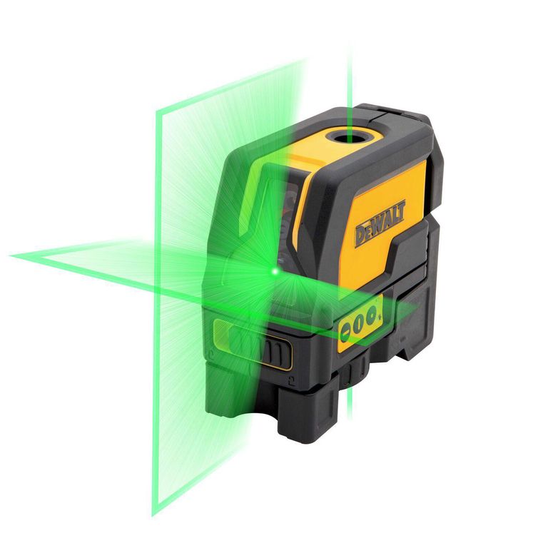 Nivel Láser Autonivelante de 2 Líneas Cruzadas y Punto de Plomada Luz Verde DW0822CG