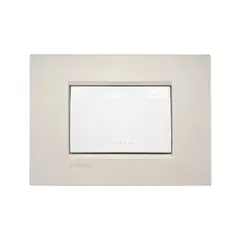 BTICINO - Interruptor de 3 Vías Simple16AX Living Light Air Blanco Arena