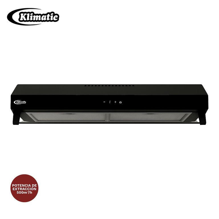 Campana Extractora Lineal Marken 60cm Negro