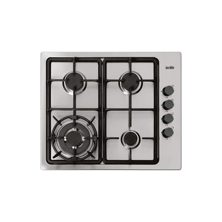 Encimera Empotrable A Gas 4 Hornillas 3120SOLCO036V2 Inox