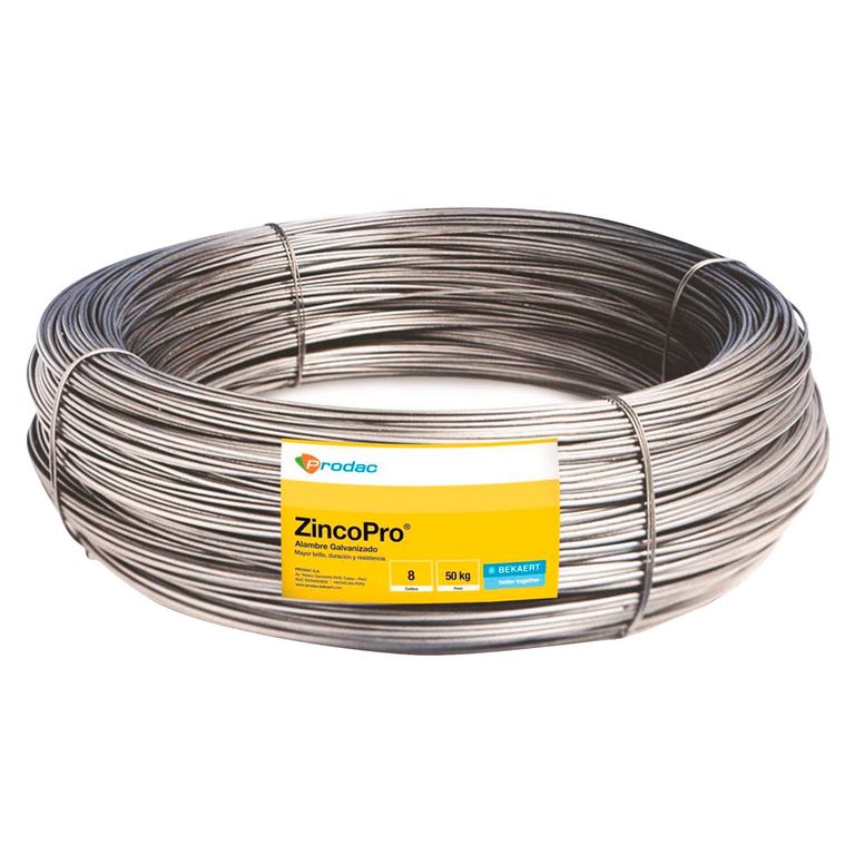 Alambre Galvanizado Nº 14 y 0.2 cm diám. x 1kg