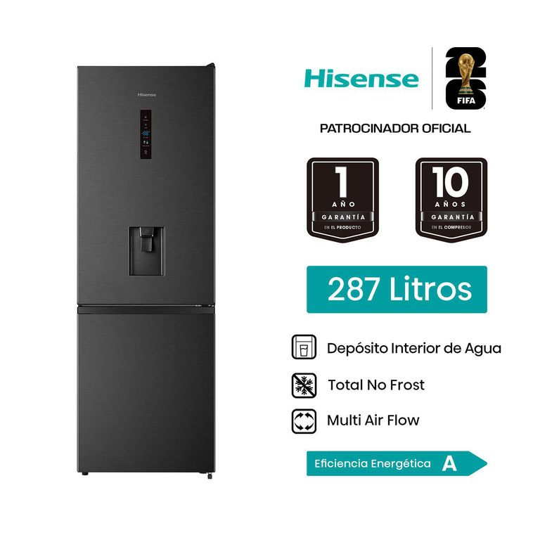 Refrigeradora Bottom 287 Litros Negro RB286N1MBA