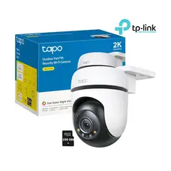 TP LINK - Cámara Seguridad Wi-Fi Exterior Tapo C510W 360 2K 3MP MicroSD 256GB