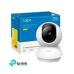 TP LINK - Cámara de Seguridad Wi-Fi Tapo C200C 2MP FHD con Audio Bidireccional, Giratoria 360°