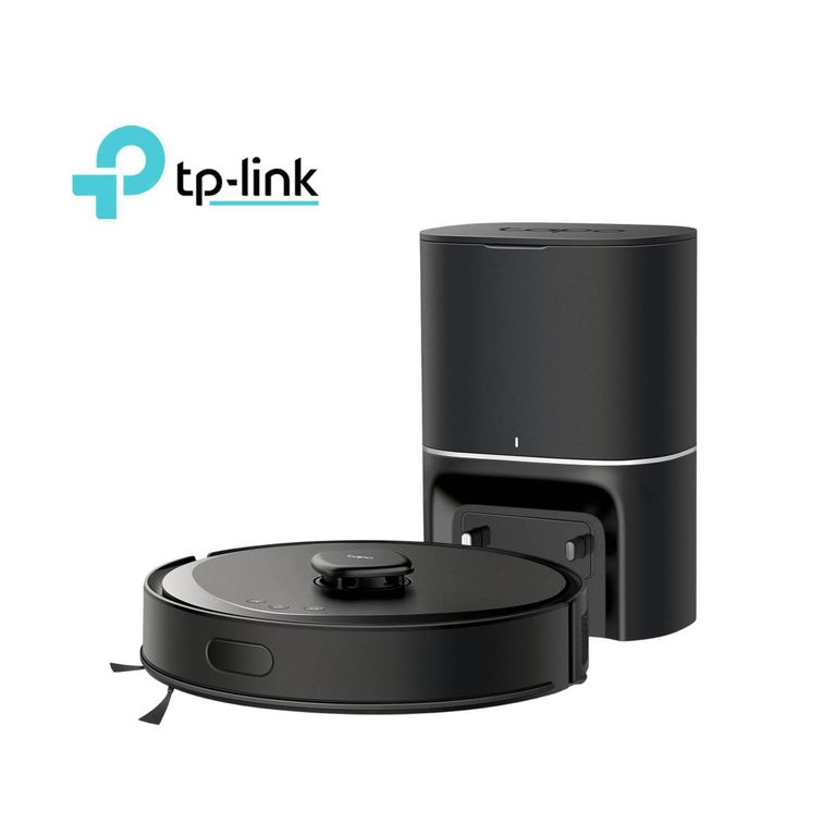 Tp-Link Tapo RV30 Max Plus Robot Aspirador Trapeador Negro + Base Autovaciado