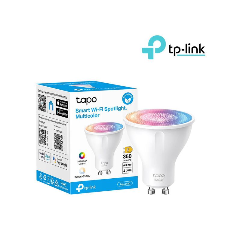 Tp-Link Foco Tapo L630 LED Multicolor GU10 Regulable Control por Voz