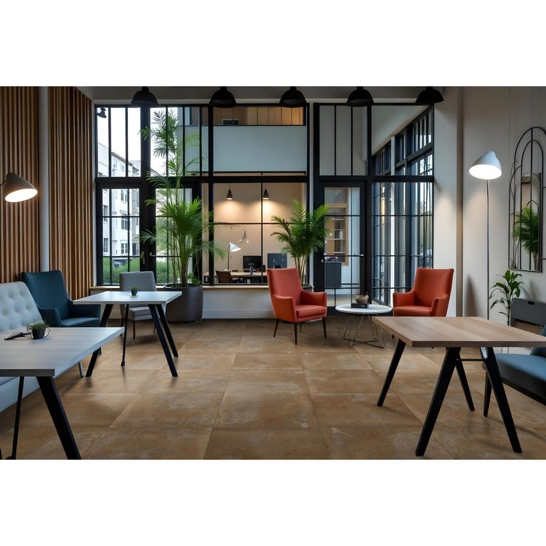 Cerámica Rústicos Marrón Prastar 60x60cm 1.44m2