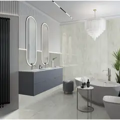 AURA - Cerámica Marmolizado Gris Claro Lucca Grey 60x60cm 1.44m2