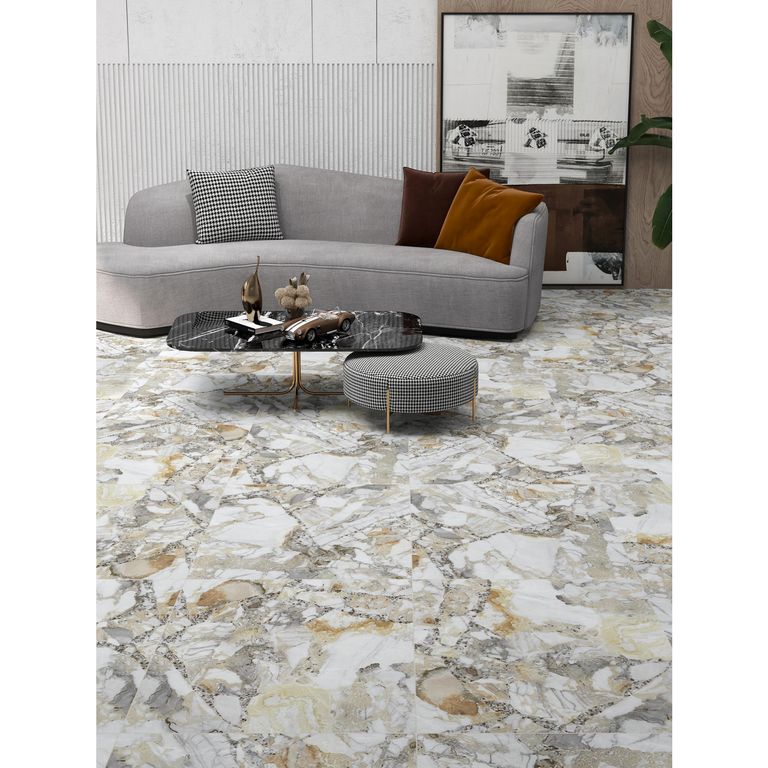 Cerámica Marmolizado Gris Oscuro Lucerna 60x60cm 1.44m2