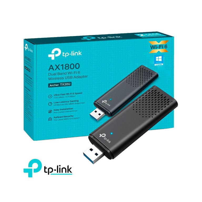 TP-Link Archer TX20U Adaptador USB inalámbrico Wi-Fi 6 AX1800